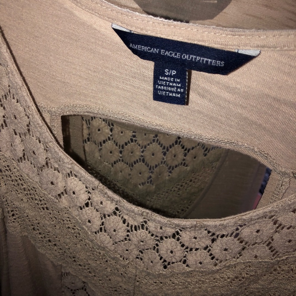 Tan urban outfitters summer top